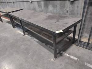 lot 739 image: Steel Bench, 36x127...