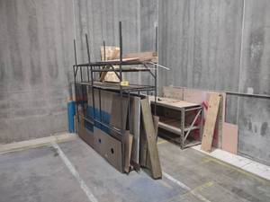 lot 741 image: Sheet Rack, Shelf Unit, Sheets, & M...