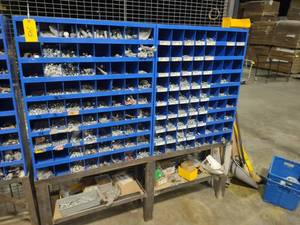 lot 745 image: (2) Bolt Bins with Pedestal Base in...