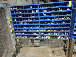 lot 746 image: (2) Bolt Bins with Pedestal Base in...