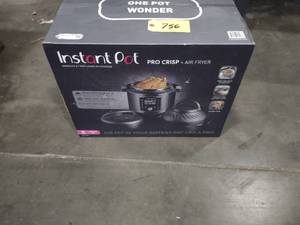 lot 756 image: Instant Pot Air Fryer...