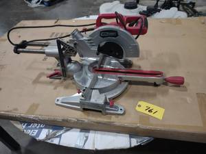lot 761 image: Toolshop 10 Sliding Miter Saw, Wor...