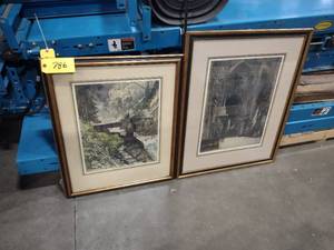 lot 786 image: (2) Art Pieces...