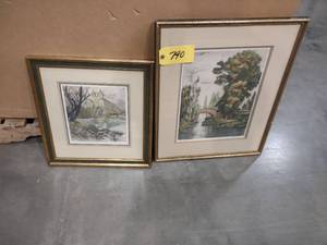 lot 790 image: (2) Art Pieces...