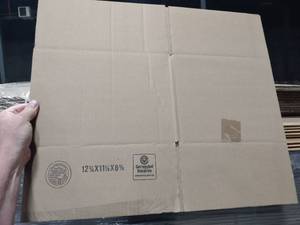lot 801 image: (1000) Flat Boxes, 12.75x11.125x8.6...