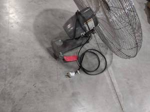 lot 809 image: 30 Oscillating Wall Fan, Needs Rep...