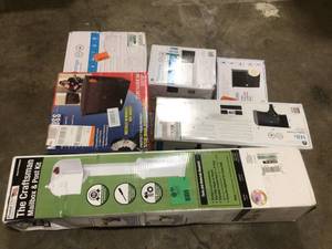 lot 19 image: Lot of Assorted Mailboxes, Posts and Hardare Various Models and Conditions Customer Returns See Pictures