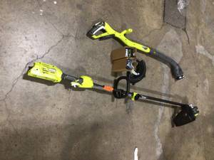 lot 28 image: Ryobi String Trimmer Customer Returns See Pictures