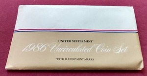 1986 U.S. Mint Uncirculated Set