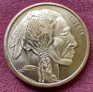 Buffalo 1 Oz. Copper Round
