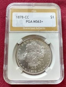 1878-CC Morgan Dollar - PGA MS63