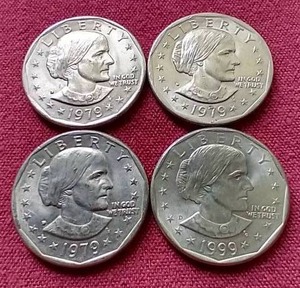 (4) Susan B. Anthony Dollars