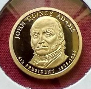 2008 Proof John Quincy Adams $1 Coin