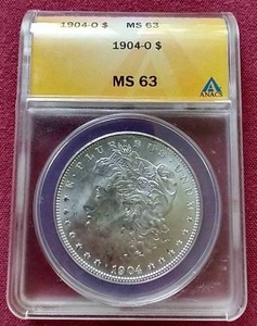 1904-O Morgan Dollar - ANACS MS63