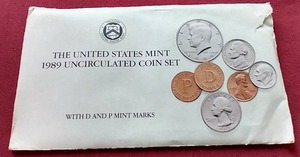 1989 U.S. Mint Uncirculated Set