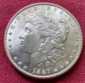 1887 Morgan Dollar