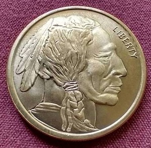Buffalo 1 Oz. Copper Round