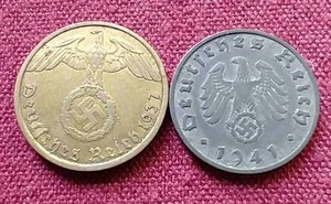 (2) Germany Third Reich Coins