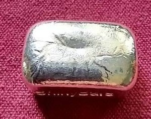 1 Oz. Silver Poured Bar