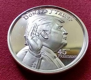 Ultra High Relief Donald Trump 2 Oz. Silver Round