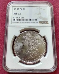 1899-O Morgan Dollar - NGC MS62