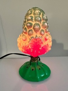 lot 32 image: Vintage Glass Christmas Light Bulb - Grapes