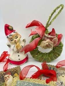 lot 51 image: Christmas Treasures including Gurley Candle & More