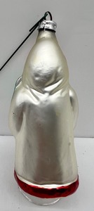 lot 68 image: Vintage Glass Christmas Ornament - Santa with Tree - West Germany