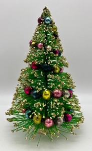 lot 93 image: Vintage Wire Brush Christmas Tree