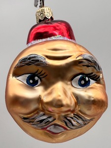lot 102 image: rADKO Blown Glass Christmas Ornament - 1995 Grandpa Jones