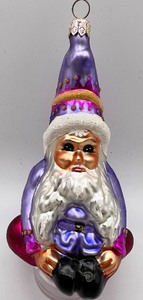 lot 160 image: RADKO Blown Glass Christmas Ornament - Elfin Magic