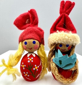lot 123 image: Lot of Mixed Scandinavian Holiday Figurines