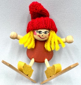 lot 125 image: 3 Handmade BUTTICKI of Sweden Wooden Figures