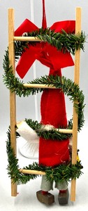 lot 131 image: Scandinavian Elf on Ladder with KUNSTLERSCHULTZ Hedgehog