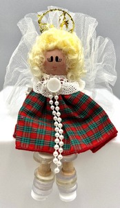 lot 141 image: Denmark and Swedish Stamped Wooden Ornaments  Figures
