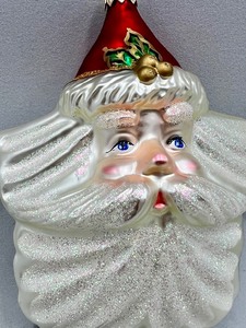 lot 145 image: KURT S ADLER - POLONAISE COLLECTION Santa Clause Star Christmas Ornament