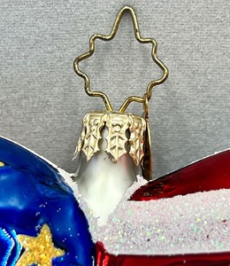 lot 168 image: RADKO Blown Glass Christmas Ornament - Retired BRAVE HEART