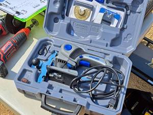 lot 41 image: Dremel Trio 316 Multitool 6800 with Accessories and Plastic Carry Case