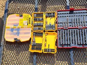 lot 82 image: Lot of (4) Assorted Drill Bit Driver Sets