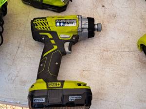 lot 103 image: Ryobi 38 18V Impact Wrench P236A with Battery
