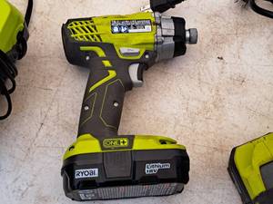 lot 104 image: Ryobi 38 18V Impact Wrench P236A with Battery