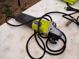 lot 105 image: Ryobi 4-12 Angle Grinder AG401G