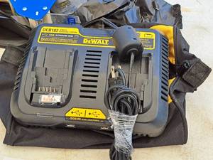 lot 130 image: DeWalt Jobsite Charging Station DCB102 with Case