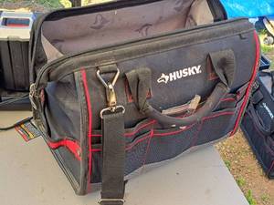 lot 151 image: Husky Tool Bag with Hand Tools