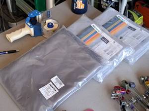 lot 261 image: (1) Blackout and (2) Window Panels