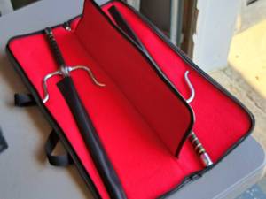 lot 264 image: Pair of Swords in Soft-Side Carry Case