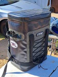 lot 279 image: RTIC Backpack Cooler