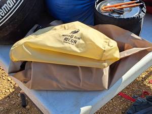 lot 287 image: Camp Gear - Klymit Inertia Ozone Sleeping Pad, GSI Outdoor Cookware