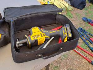 lot 177 image: DeWalt 20V Compact Reciprocating Saw DCS369 with Battery, Case