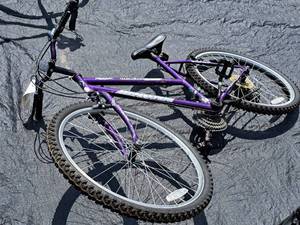 lot 386 image: Magna Glacier Point 22 Womens 15-speed Trail Bicycle 20 Purple Frame